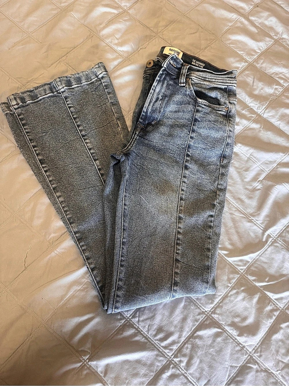 Kensie The Savannah High Rise High Rise Skinny Jeans Blue Waist 26